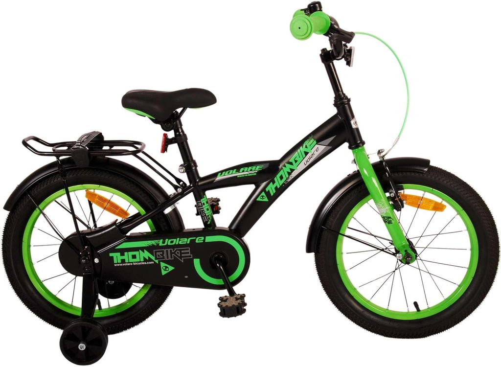 Volare Thombike Kinderfahrrad – Jungen – 16 Zoll – Schwarz Produktbild 