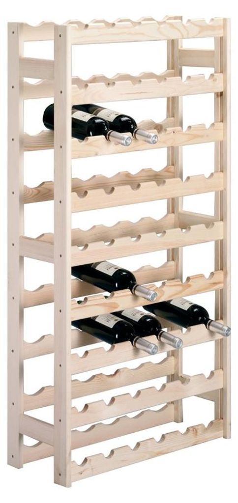 Zeller Flaschenregal/ Weinregal für 54 Flaschen, Kiefer     Produktbild 