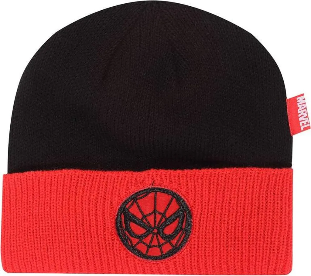 Marvel Comics Spider-Man Beanie Pom Emblema Nero | Cappello Invernale - 6