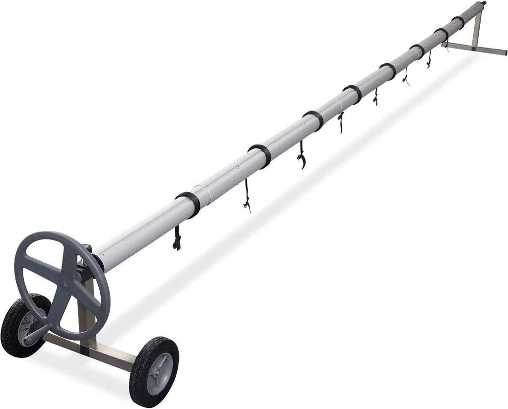COSTWAY Pool Aufroller Aufrollvorrichtung fahrbar Inkl. 8 Produktbild