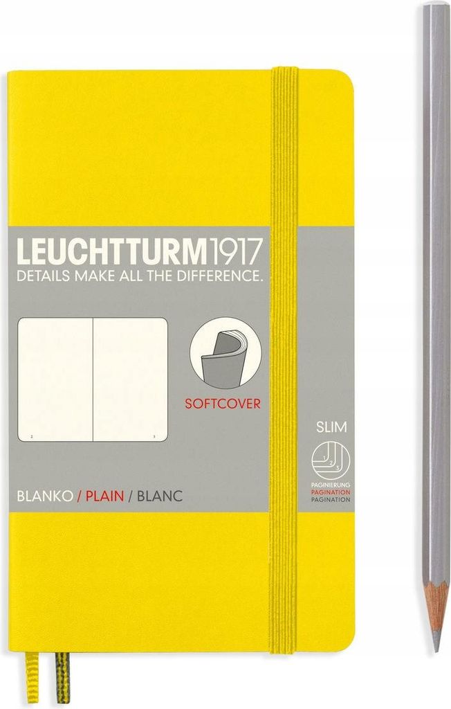 LEUCHTTURM1917 Taschennotizbuch A6 Glatt WEICH