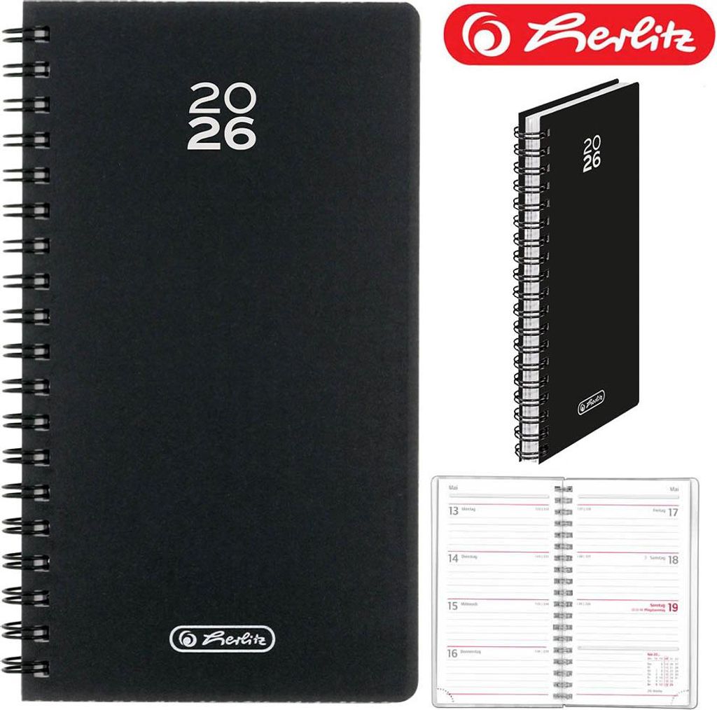 Herlitz 300014222 Herlitz Spiralkalender Folie 2026 Image du produit 