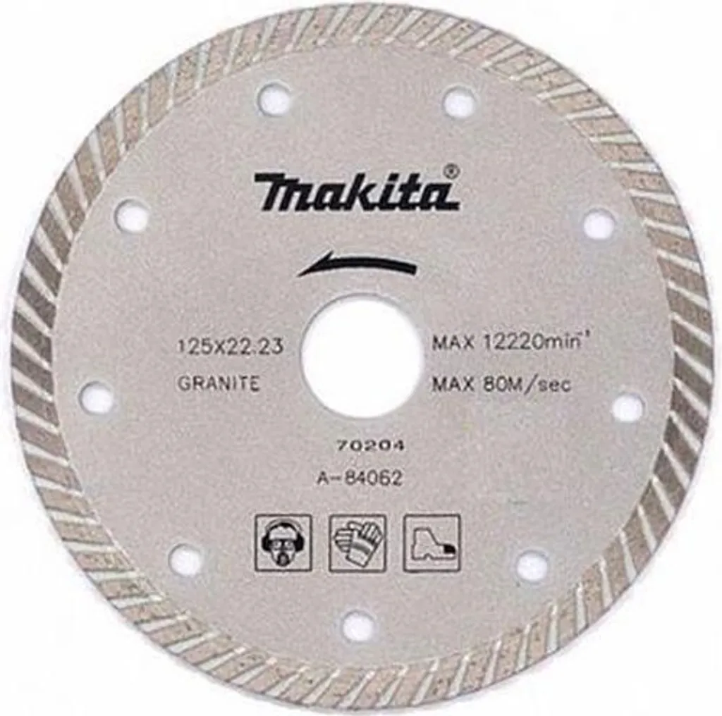 Disque à tronçonner diamanté Turbo D125 pour meuleuse d'angle Ø125mm