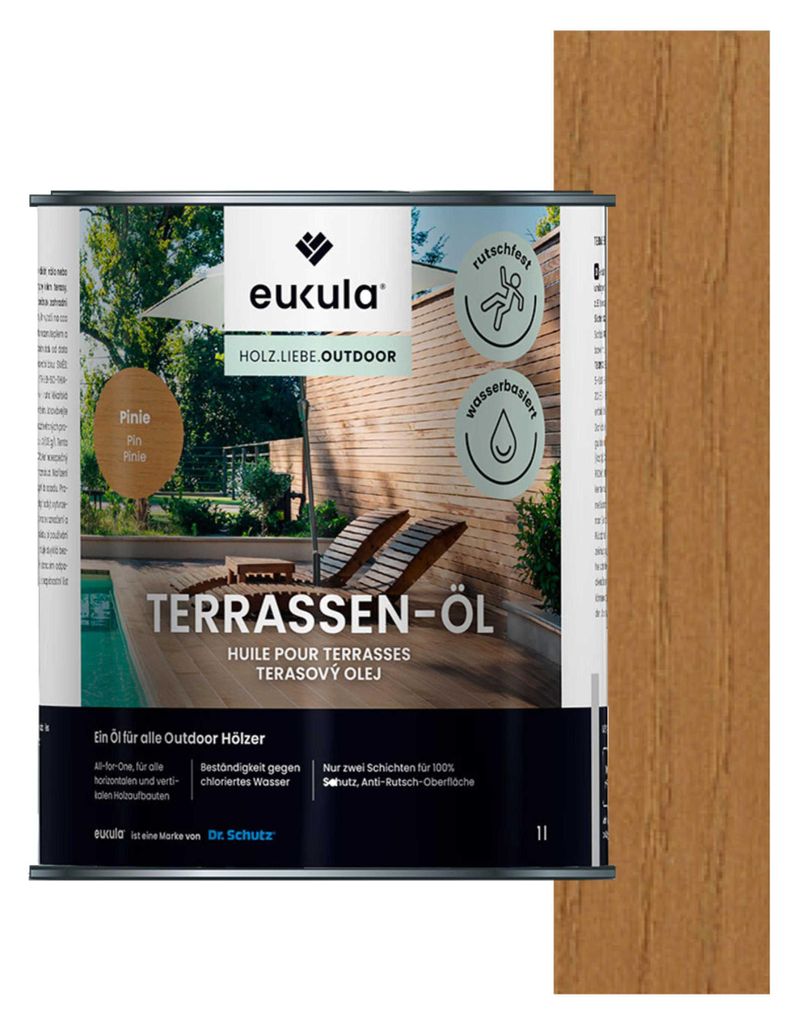 Eukula Terrassen-Öl, 1 Liter, Pinie Produktbild 