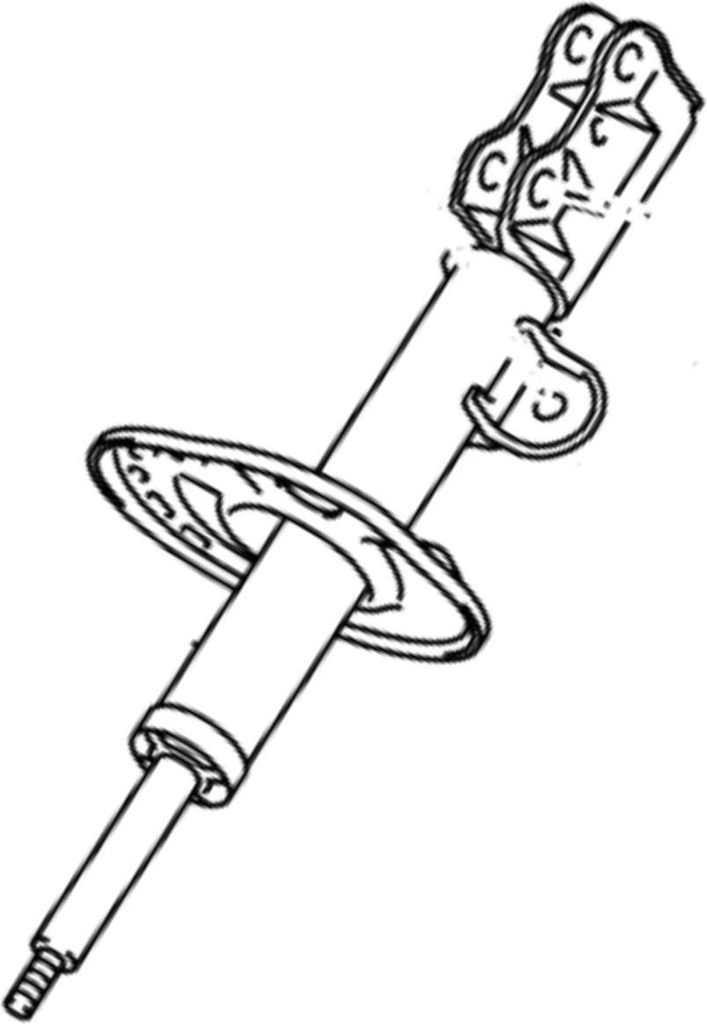 TOYOTA Prius Stoßdämpfer vorne links 48520-80365 OE