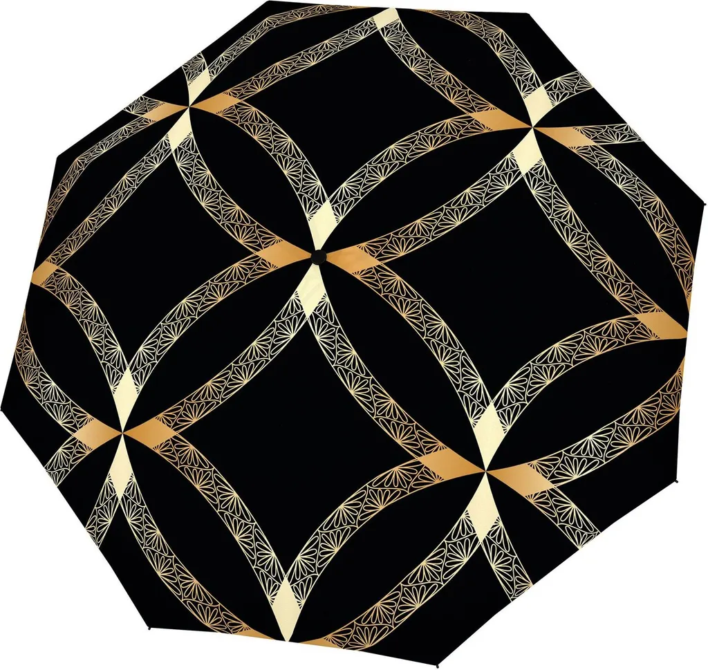 Parapluie pliant automatique Doppler Fiber Magic Luxury noir résistant