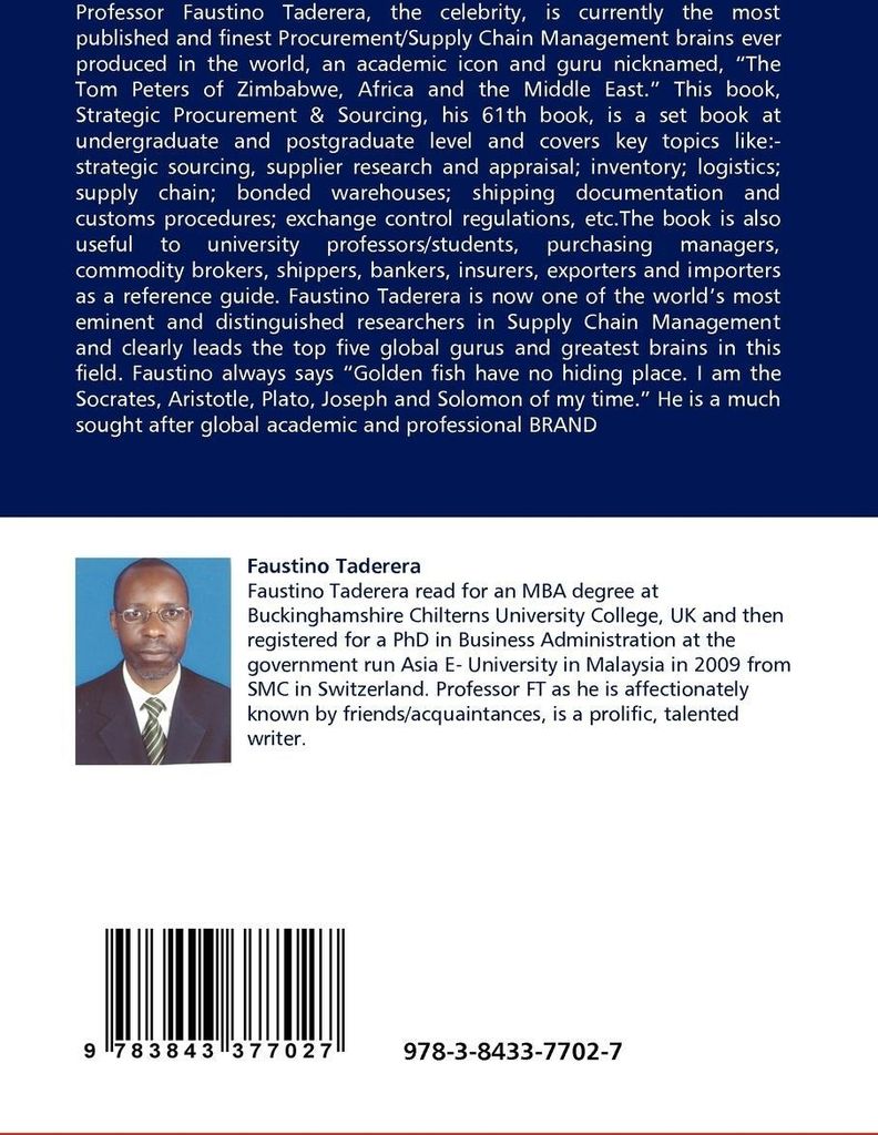 Strategic Procurement and Sourcing