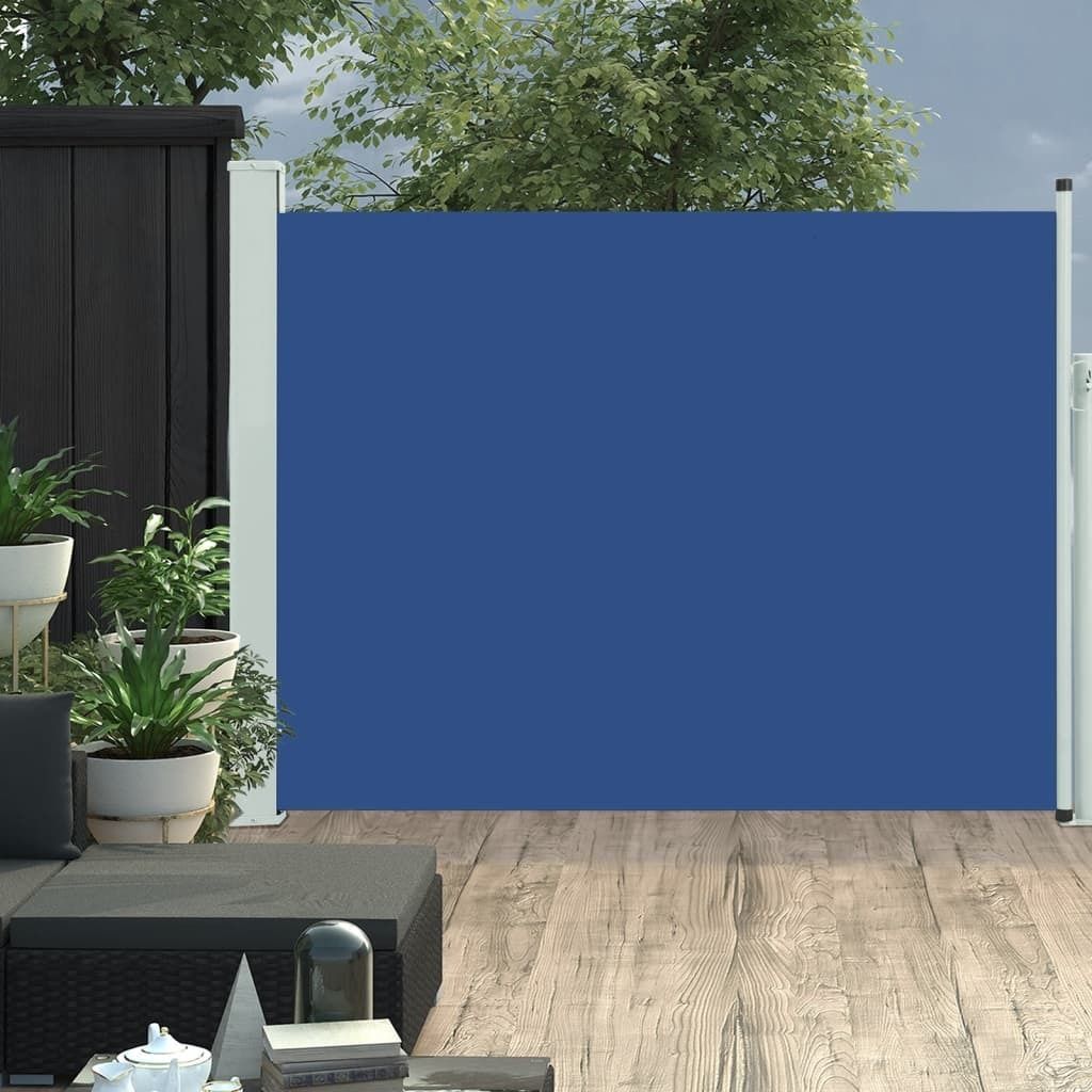 "2026 Promotion" Seitenmarkise Ausziehbar - ANTI-UV - 140×500 cm - Blau - Sonnenschutz CC26661