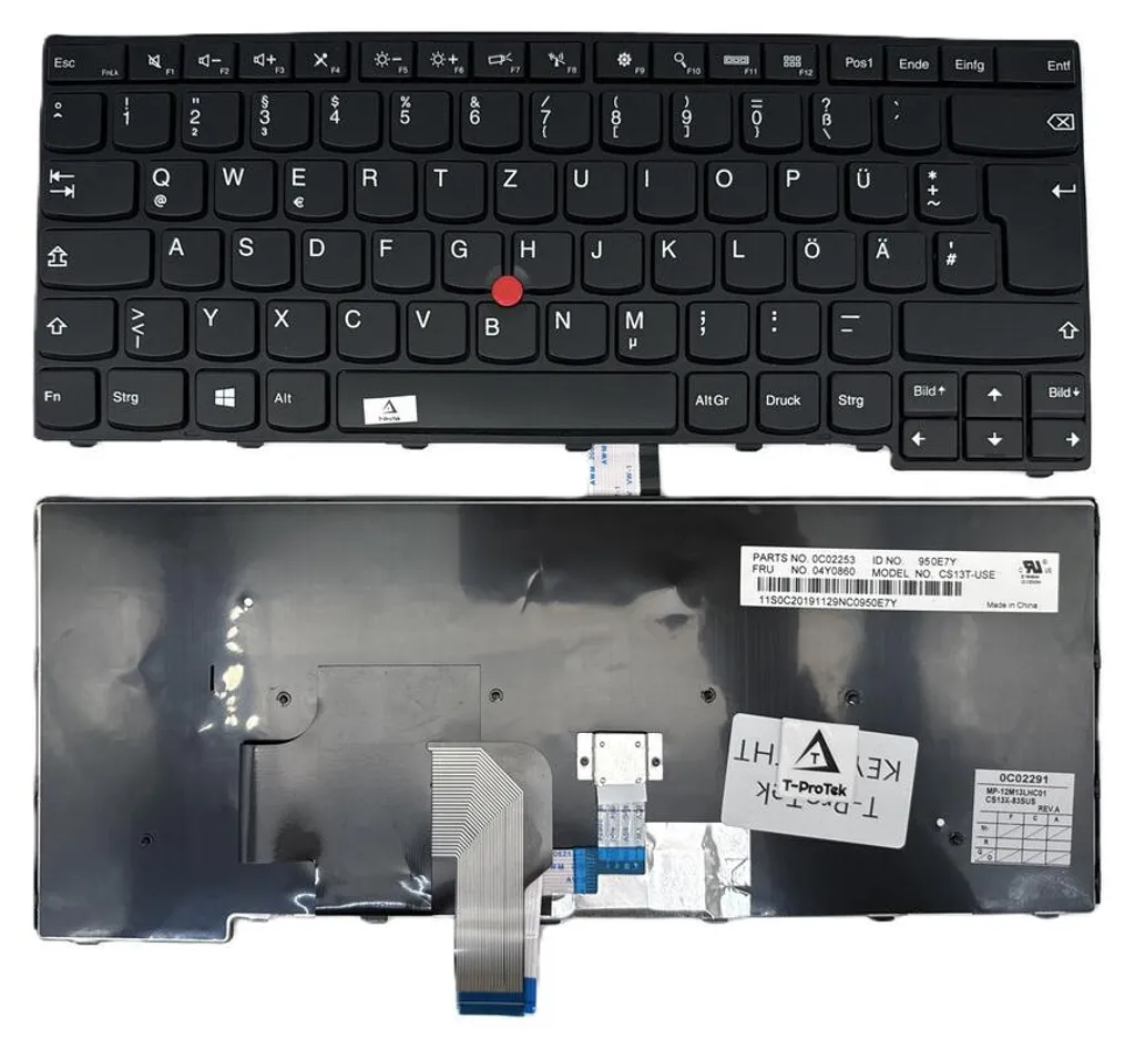 Clavier AZERTY Noir : Corrigez vos Touches Défectueuses 04Y0836 Neuf