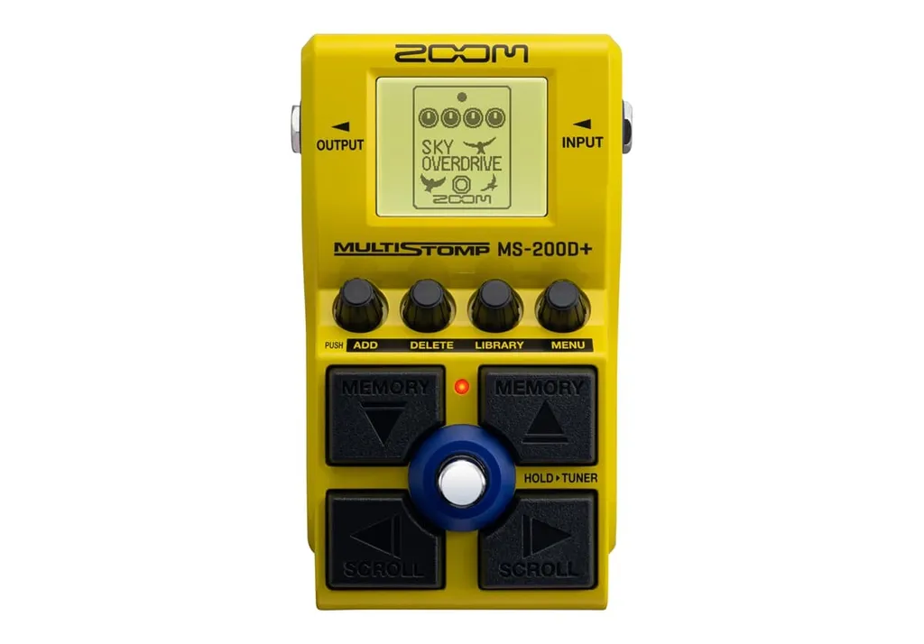 Zoom MS-200D+ Processeur Multi-Effets avec 200 Sons de Saturation