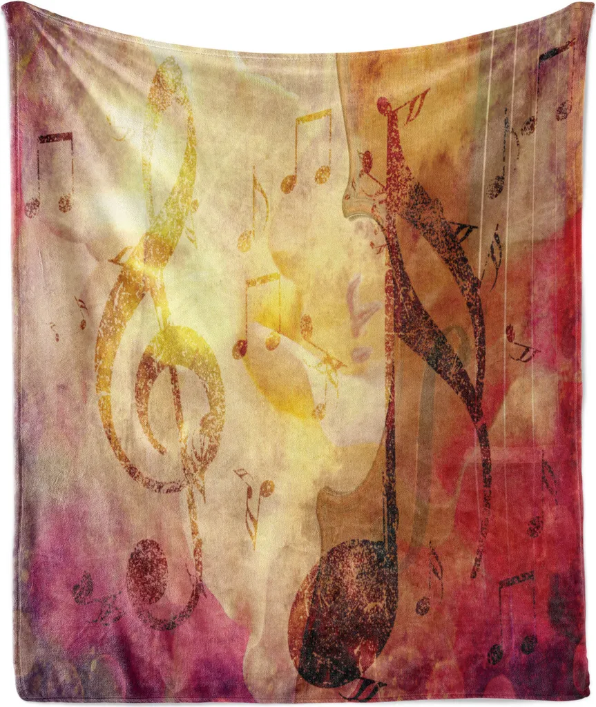 Plaid Morbido ABAKUHAUS 175x230 cm - Tema Musicale Vintage Grunge