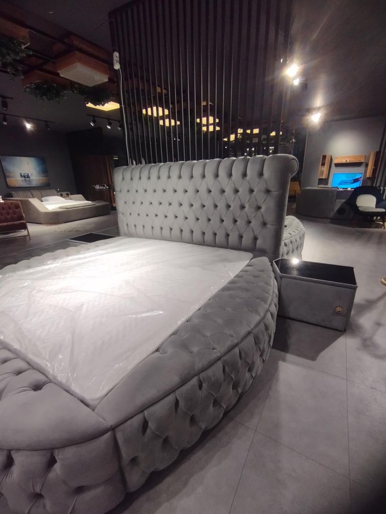 Luxus Schlafzimmer Set Bett + 2x Nachttische Design Möbel 3 tlg. Neu