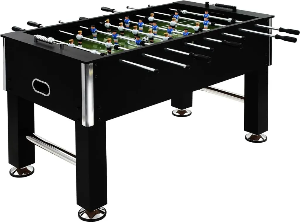 Barres pour baby-foot vidaXL 8 pcs 15,9 mm en acier chromé robuste - 4