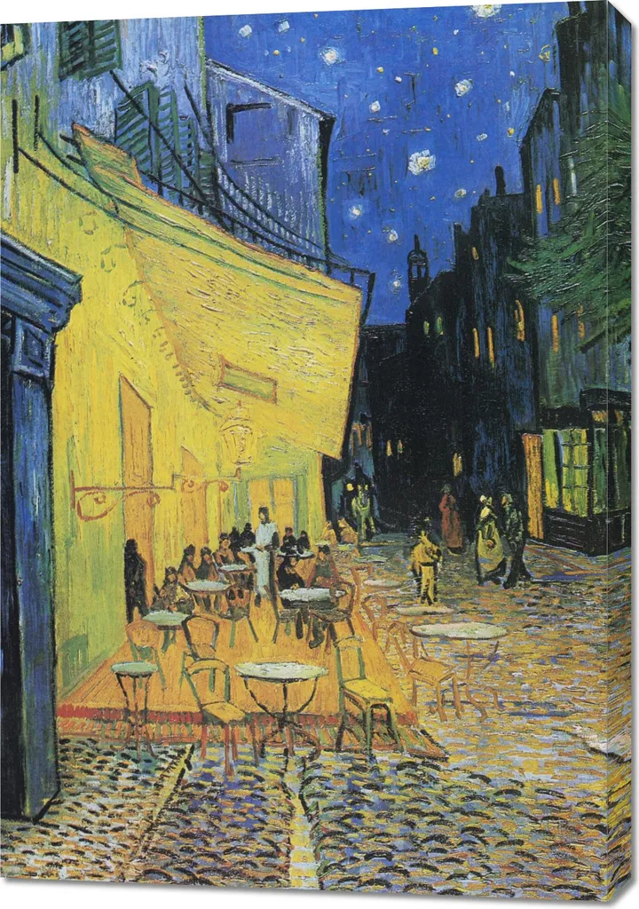 Tableau Van Gogh Vintage 70x100 cm Couleurs Vives et Toile Haute Qualité