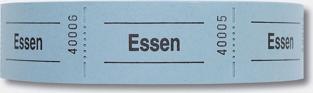Wolf + Appenzeller 601107 Rouleau de bons "repas" bleu Image du produit 