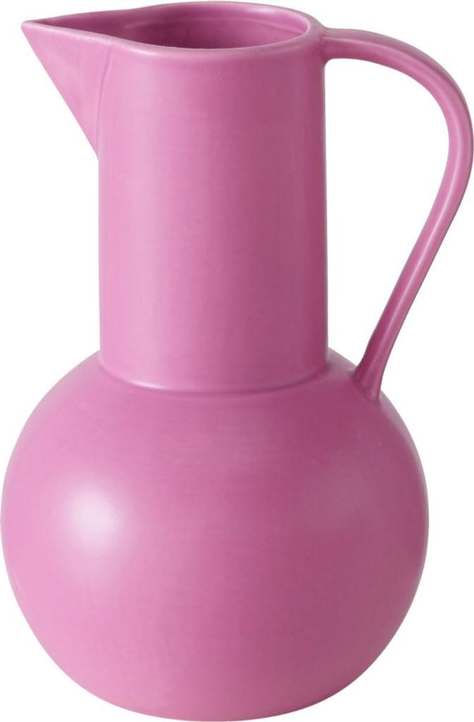 Dekovase ZUKY, Steinzeug, rosa matt, H. 25 cm