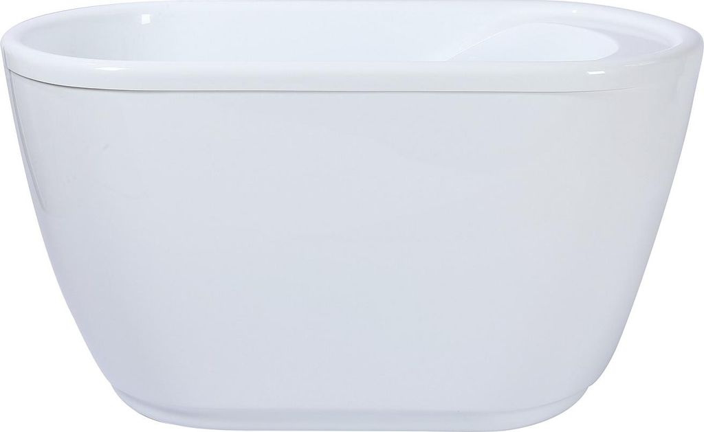 Badewanne Sitzbad 120 x 75 x 65 cm Acryl Weiß 165 L PICCOLA Produktbild 