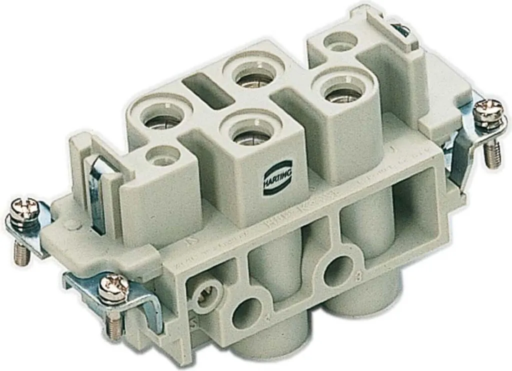 Insert Harting 09 38 006 2711 anti-vibration pour connexion fiable