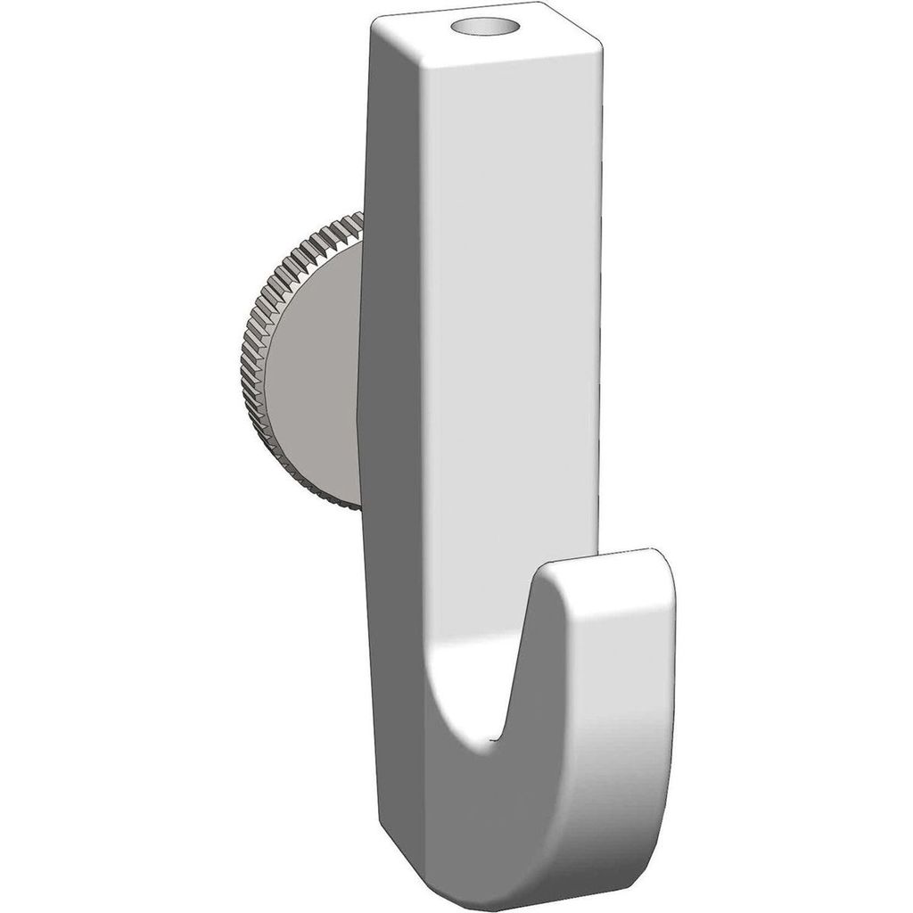 RONTEC Bilderschienen-Klemm-Bilderhaken 7 kg Aluminium vernickelt