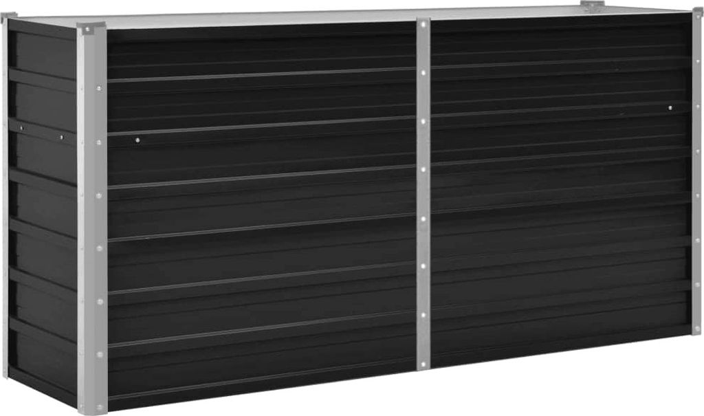 vidaXL Záhradný zvýšený záhon antracit 160 x 40 x 77 cm Obrázok produktu 8