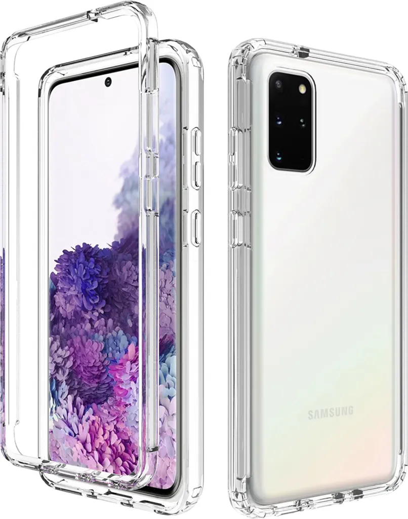 Galaxy S20 Plus Case, Hybrid trasparente posteriore TPU antiurto custodia protettiva per Samsung Galaxy S20 Plus chiaro