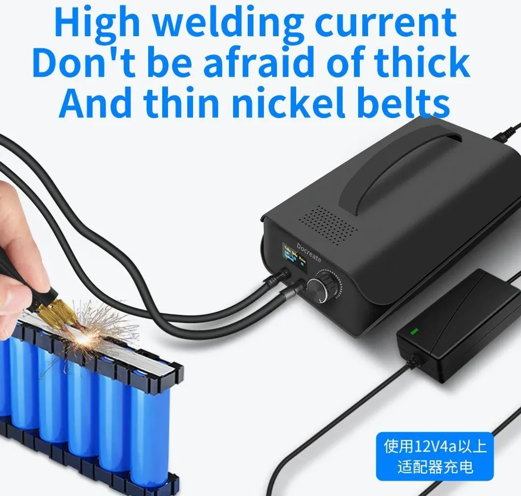Soudeuse par points lithium ruban nickel 0,3 mm - Puissance et précision
