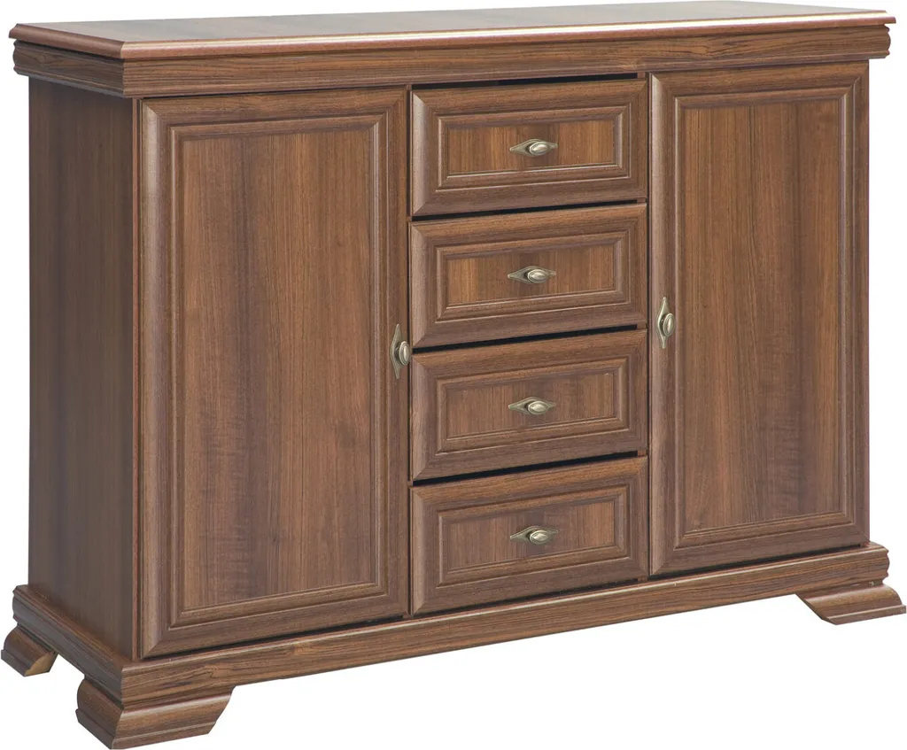 Buffet bas GREGORIA à 2 portes - Grand meuble de rangement Samoa King