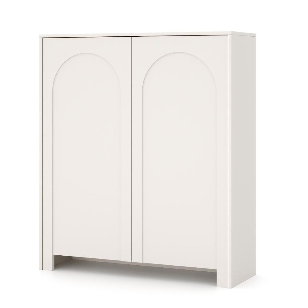 Highboard Vento Kaschmir 2-Türig , Breite: 103,5cm / Höhe: Produktbild 