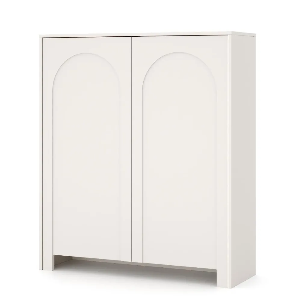 Buffet de rangement moderne 100 cm beige cachemire pour salon design