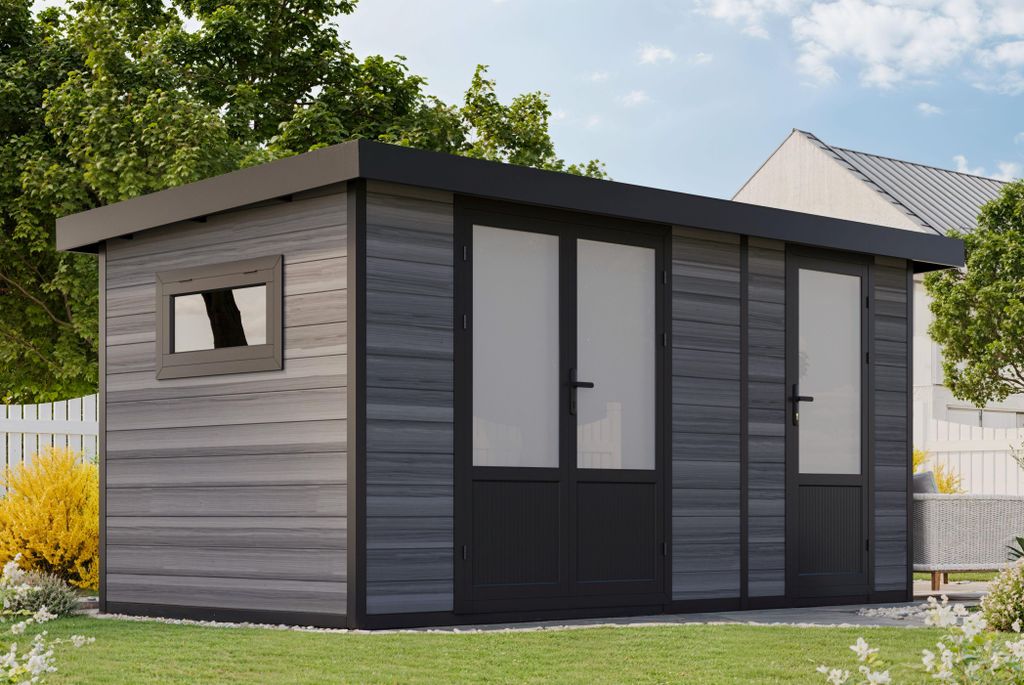 WPC Gartenhaus Modell Style DeLuxe 2-Raum 8,0 m² Produktbild 