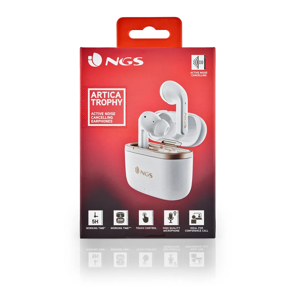 Écouteurs Bluetooth 5.1 NGS Artica Trophy pour sport et appels mains
