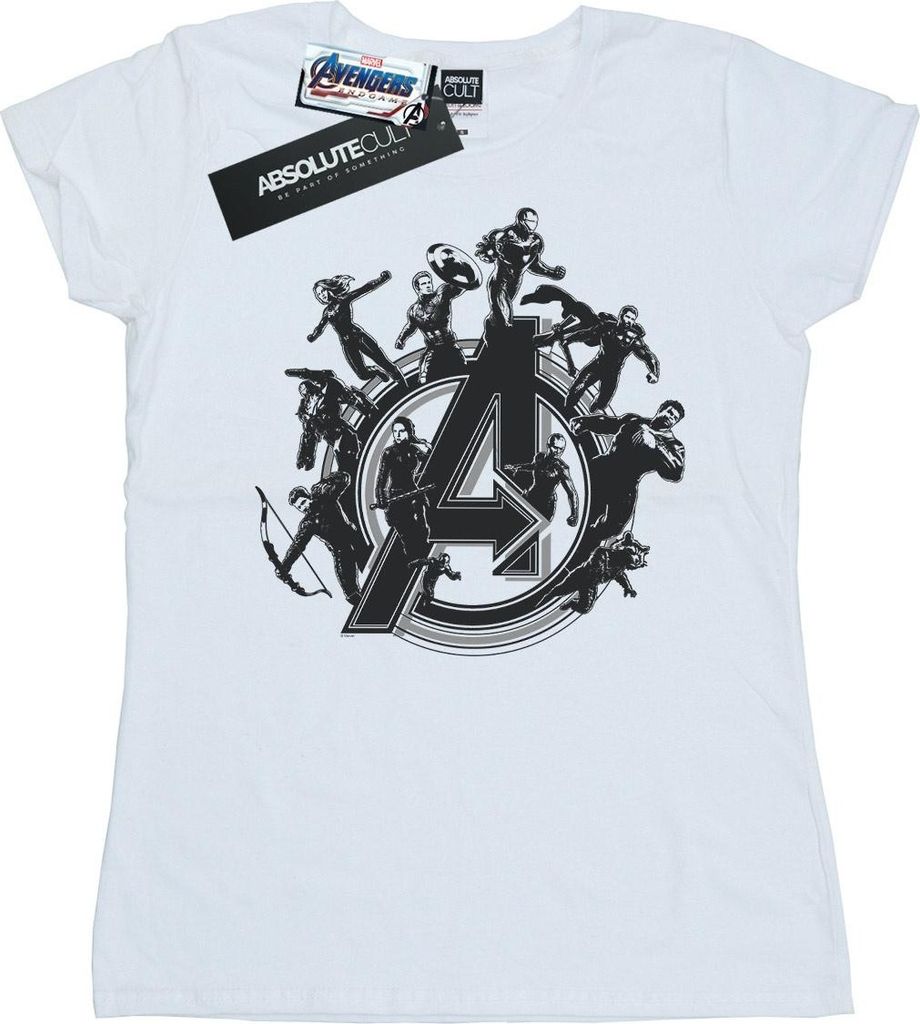 Marvel - "Avengers Endgame" T-Shirt für Damen BI51179 (XXL) (Weiß)