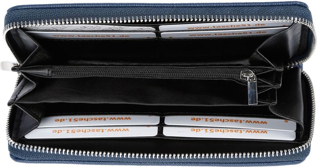 Bench Damen Portemonnaie Groß – XXL Brieftasche Mit Reißverschluss, Grün, 19x10x2 Cm