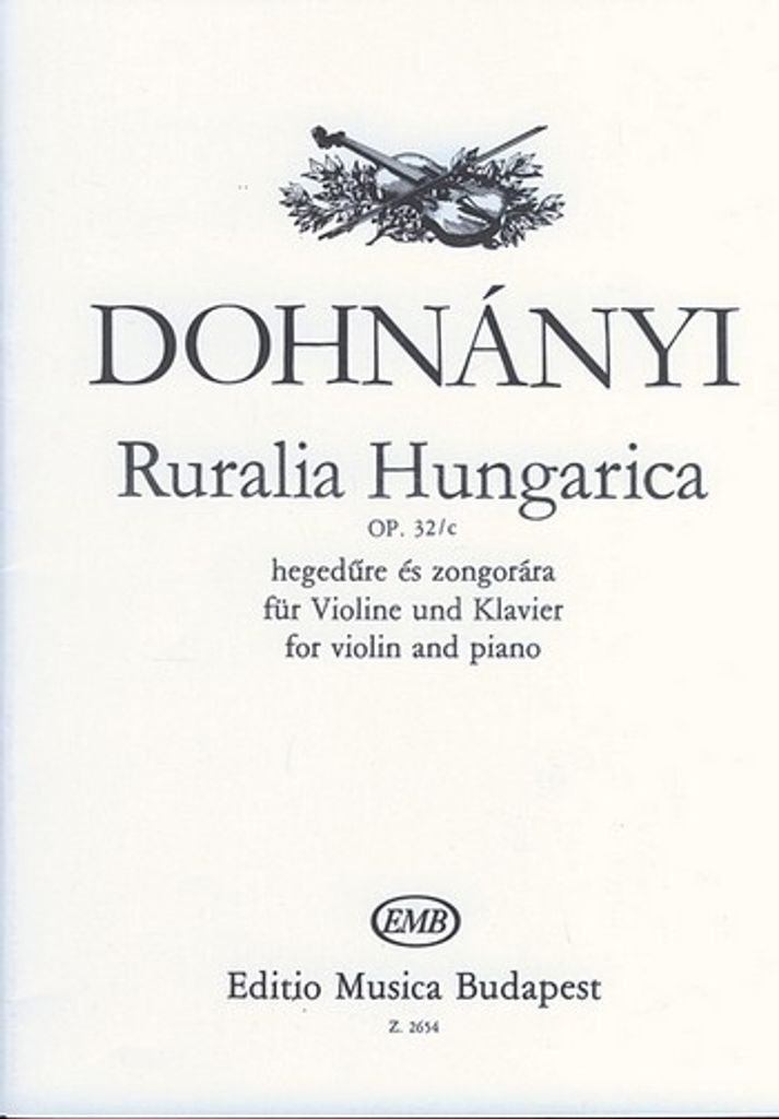 Ruralia hungarica op.32c für Violine und Klavier