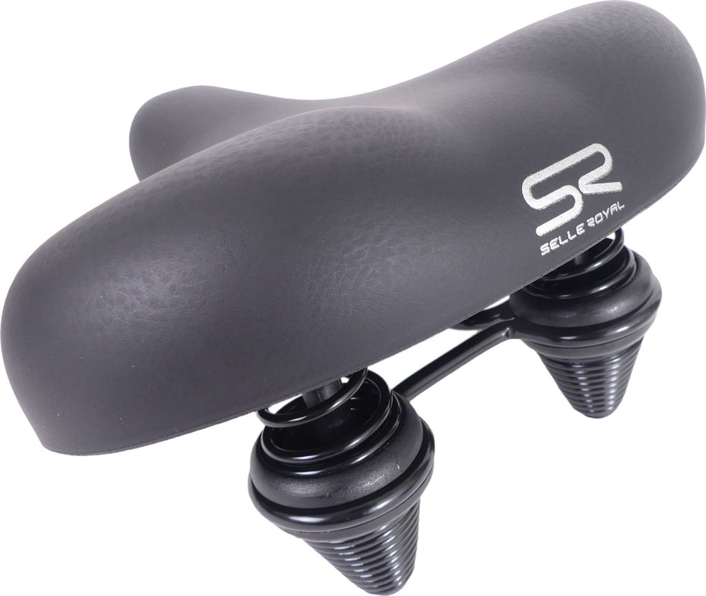 Gazelle Selle Royal Gipsy Fahrradsattel 25 x 24 cm Schwarz