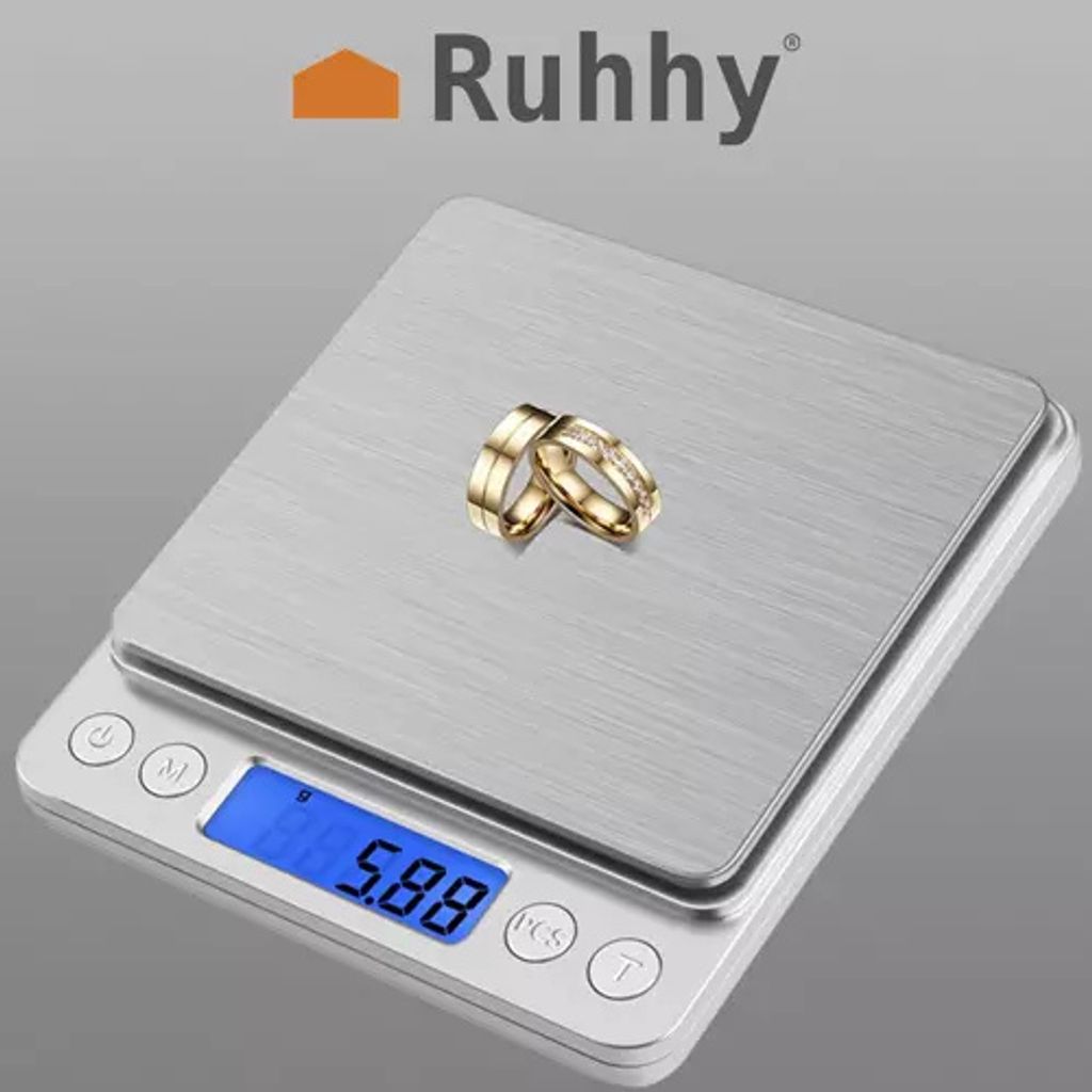 Kuchyňská váha 500x0,01g Ruhhy 19899 Obrázek produktu 18