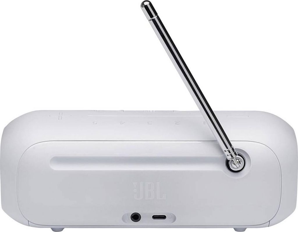 Přenosný analogový a digitální tuner JBL 2, bílý Obrázek produktu 6