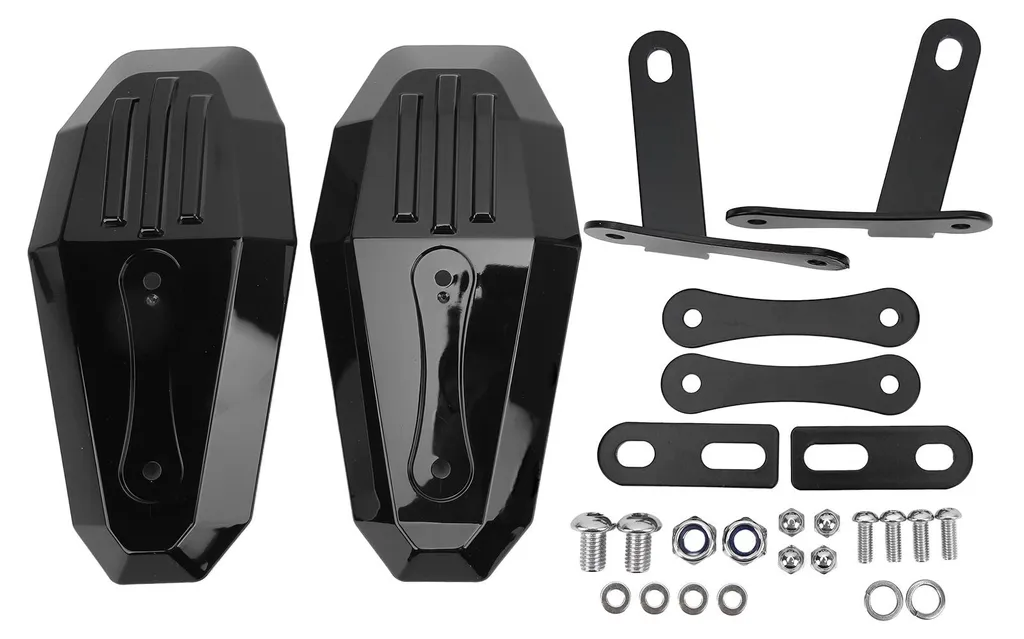 Protège-mains Moto pour Protection Vent et Pluie Universel Noir en PC