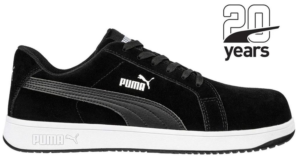 Puma scarpa di sicurezza Iconic Suede Black Low secondo EN Immagine del prodotto 