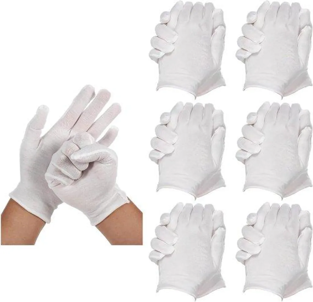 Solution eczéma gants coton contre démangeaisons et mains abîmées