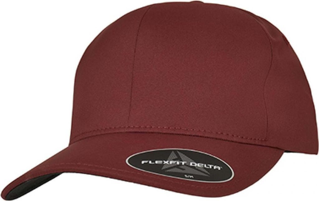 FLEXFIT 180 | Flexfit Delta Baseball Cap / Kappe / Mütze - Farbe: Maroon - Größe: L/XL