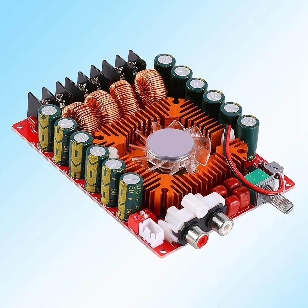 Amplificateur stéréo 2 canaux 15-36V protection inversion intégrée