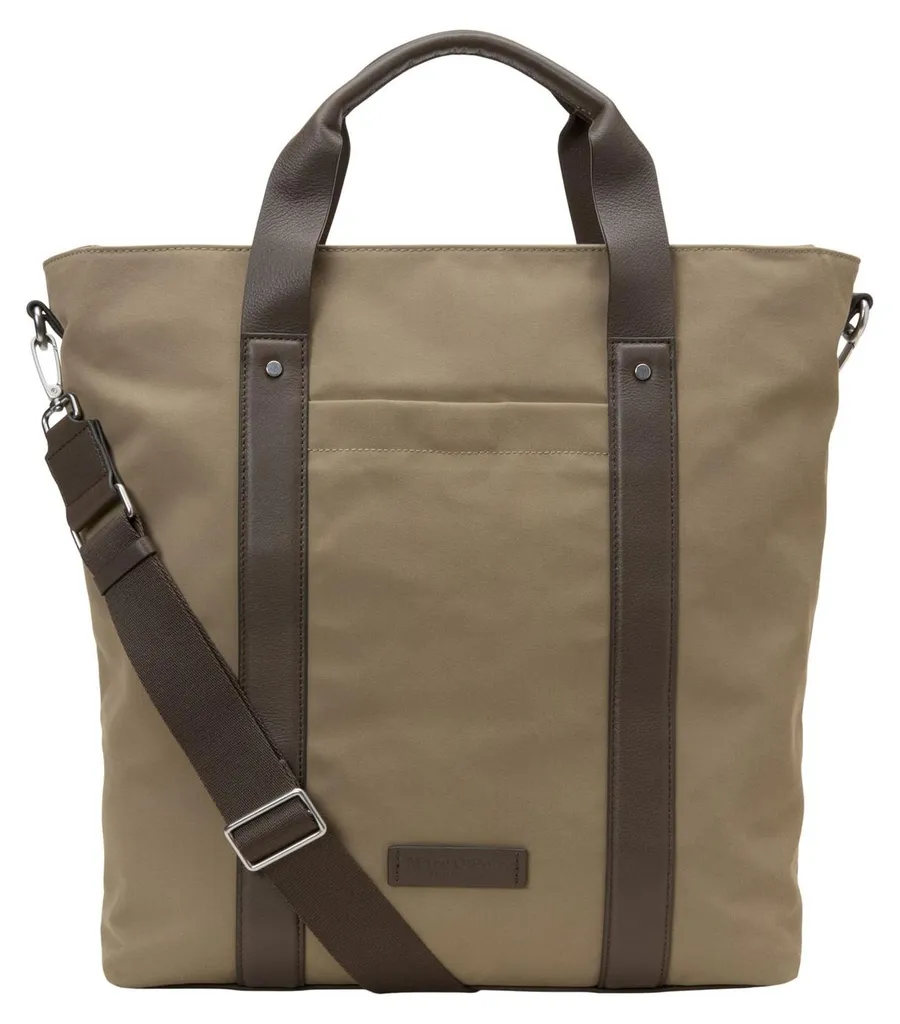 Sac à épaule Mari Shopper Marc O'Polo Charleston Gray en tissu robuste