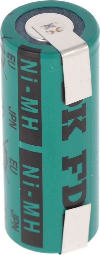 Sanyo HR-4/5AU NiMH Akku 2150mAh 4/5A, 43x17mm mit Lötfahne in U-Form