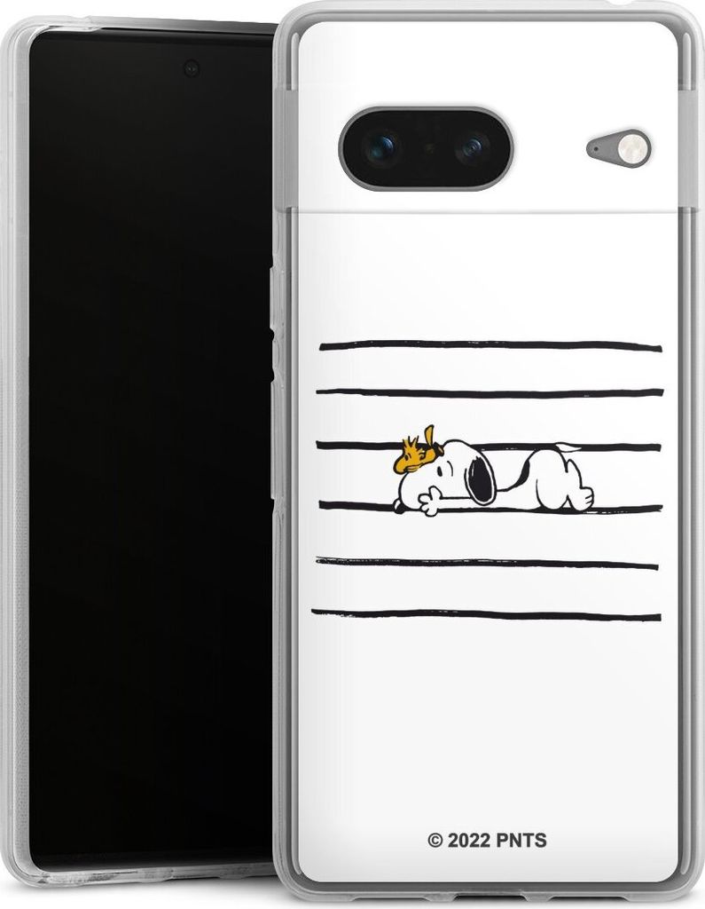 DeinDesign Handyhülle für Google Pixel 7 Silikon Hülle Case Smartphone Schutzhülle Hund Peanuts Snoopy