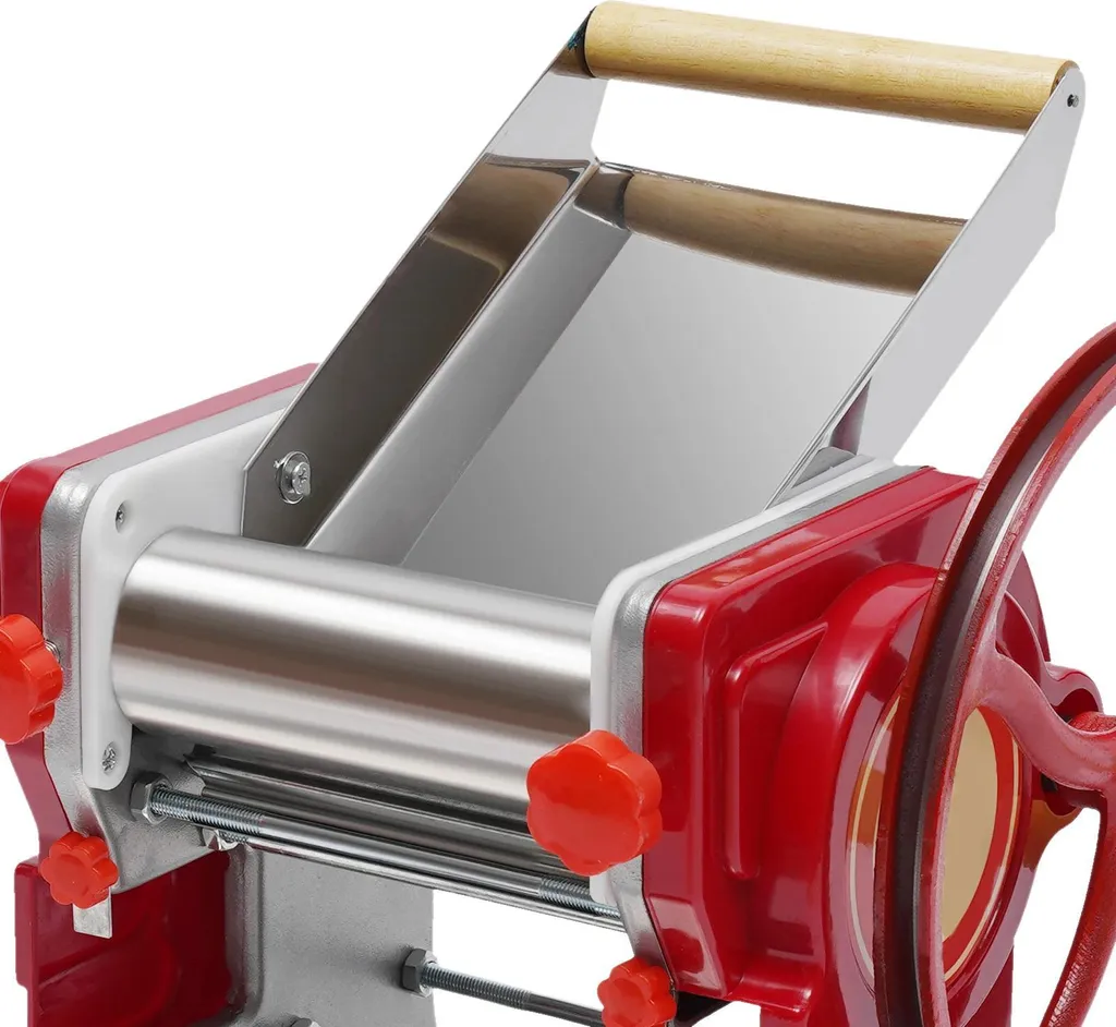 Machine à pâtes réglable de 0,5 à 5 mm - Puissance et design rouge - 9