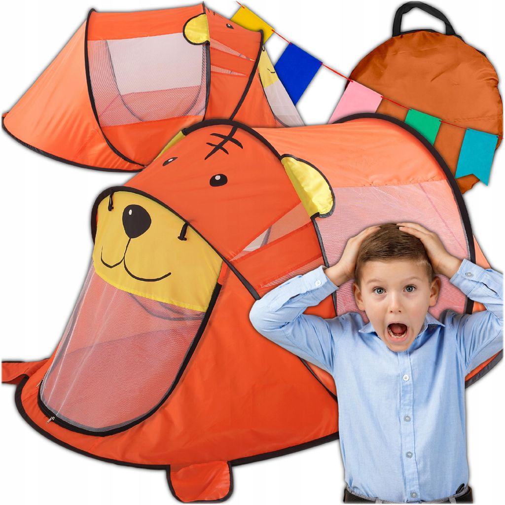 KRUMAD Kinder Strandzelt, Selbstaufbauendes Spielzelt, Produktbild 