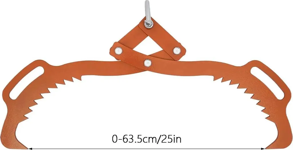 Pinza Forestale 4 Grinfie 2650 lbs per Carico Pesante - Acciaio Forgiato