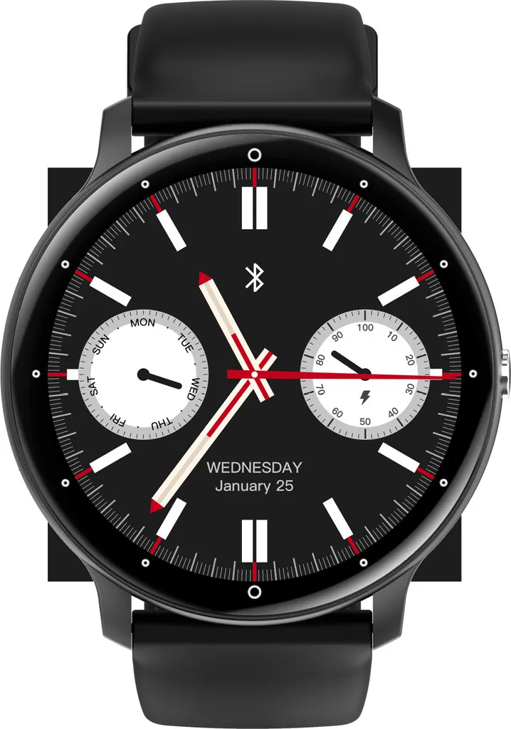 INF Smartwatch Nero 1.39 pollici: Schermo Touch HD e Impermeabile