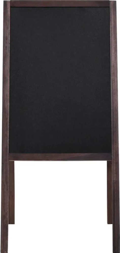 Tableau noir de trottoir pour restaurant et boutique en bois de cèdre